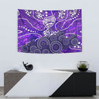 Hobart Hurricanes Tapestry Graffiti Urban Aboriginal Dot Abstract Design