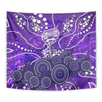 Hobart Hurricanes Tapestry Graffiti Urban Aboriginal Dot Abstract Design