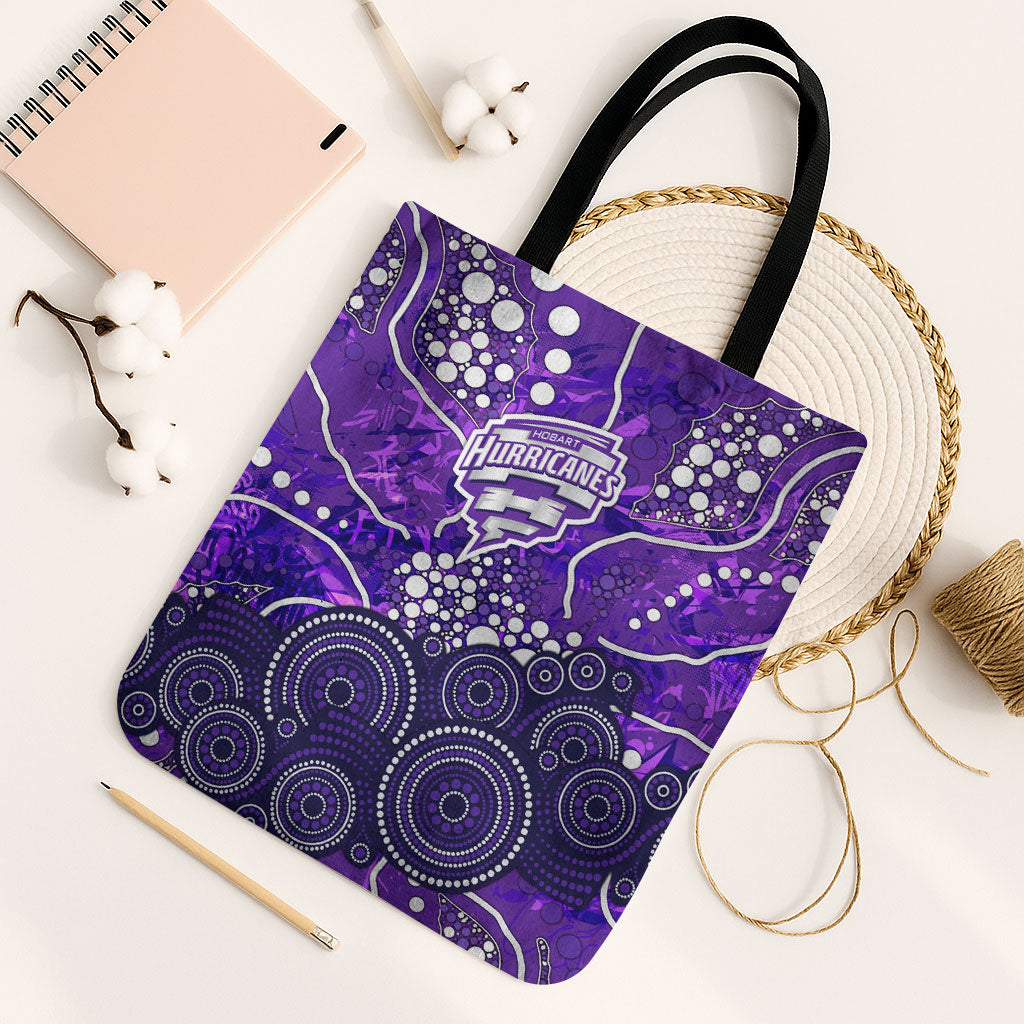 Hobart Hurricanes Tote Bag Graffiti Urban Aboriginal Dot Abstract Design