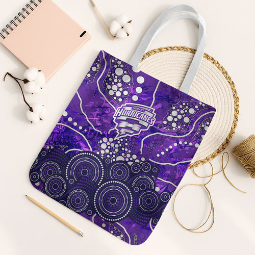 Hobart Hurricanes Tote Bag Graffiti Urban Aboriginal Dot Abstract Design