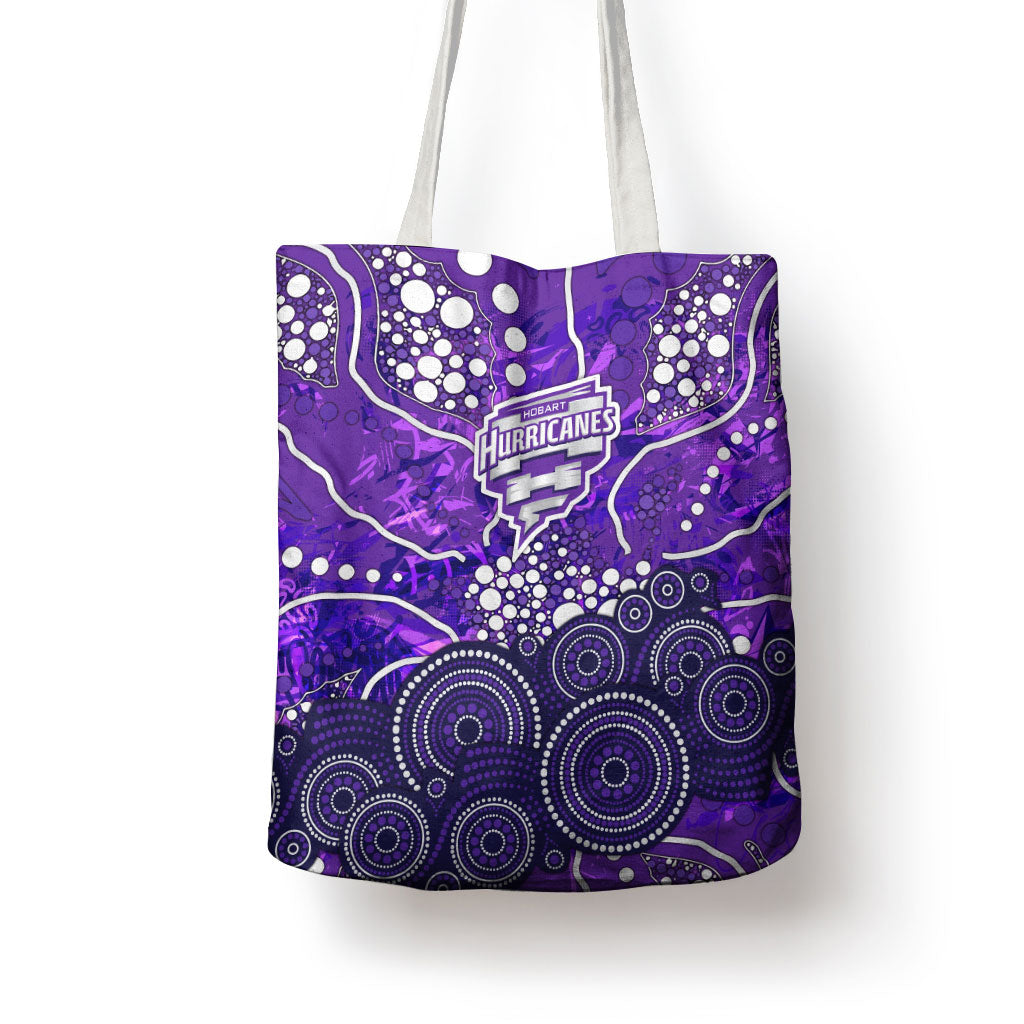 Hobart Hurricanes Tote Bag Graffiti Urban Aboriginal Dot Abstract Design