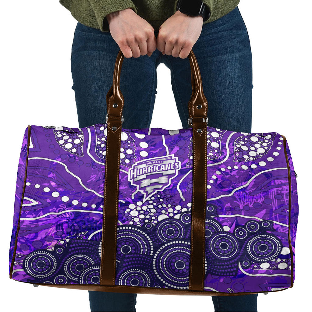 Hobart Hurricanes Travel Bag Graffiti Urban Aboriginal Dot Abstract Design