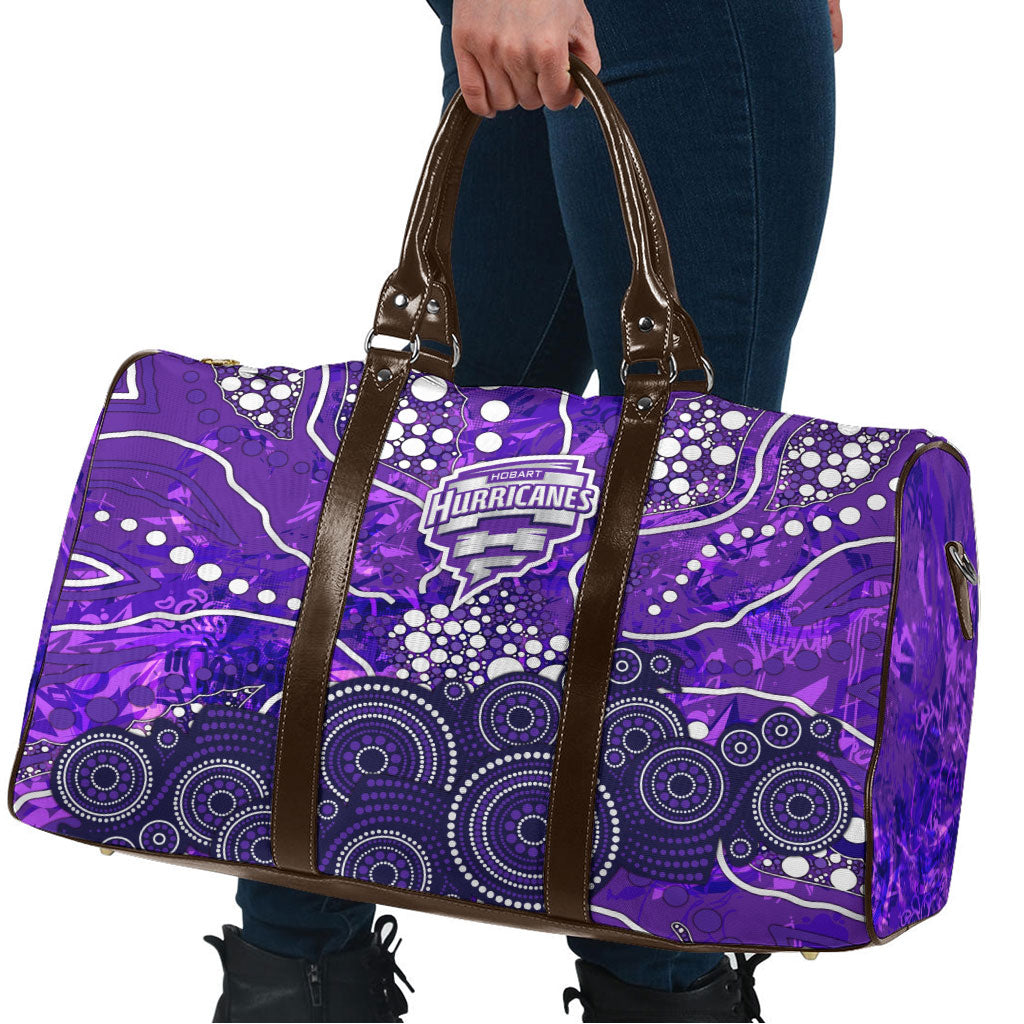 Hobart Hurricanes Travel Bag Graffiti Urban Aboriginal Dot Abstract Design