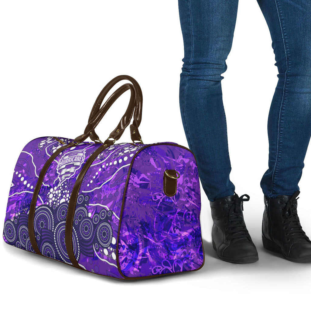 Hobart Hurricanes Travel Bag Graffiti Urban Aboriginal Dot Abstract Design