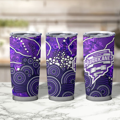 Hobart Hurricanes Tumbler Cup Graffiti Urban Aboriginal Dot Abstract Design