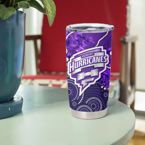 Hobart Hurricanes Tumbler Cup Graffiti Urban Aboriginal Dot Abstract Design