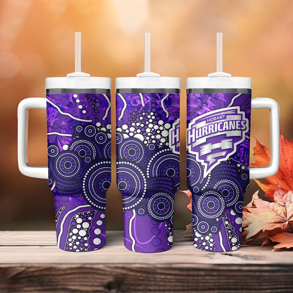 Hobart Hurricanes Tumbler With Handle Graffiti Urban Aboriginal Dot Abstract Design