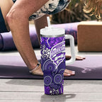 Hobart Hurricanes Tumbler With Handle Graffiti Urban Aboriginal Dot Abstract Design