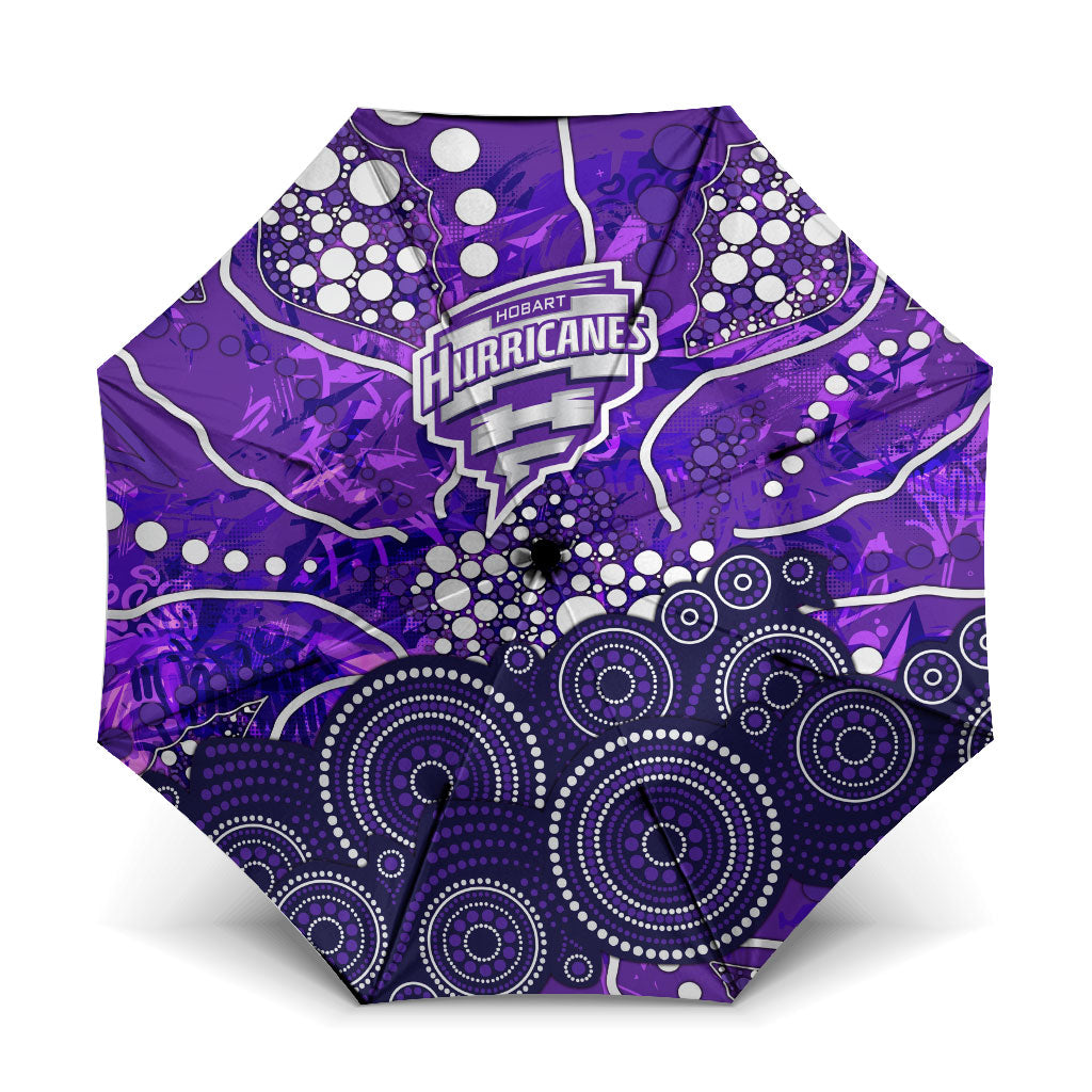 Hobart Hurricanes Umbrella Graffiti Urban Aboriginal Dot Abstract Design