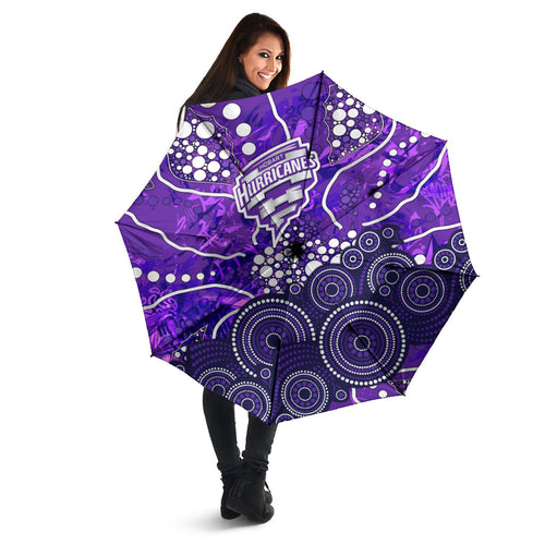 Hobart Hurricanes Umbrella Graffiti Urban Aboriginal Dot Abstract Design