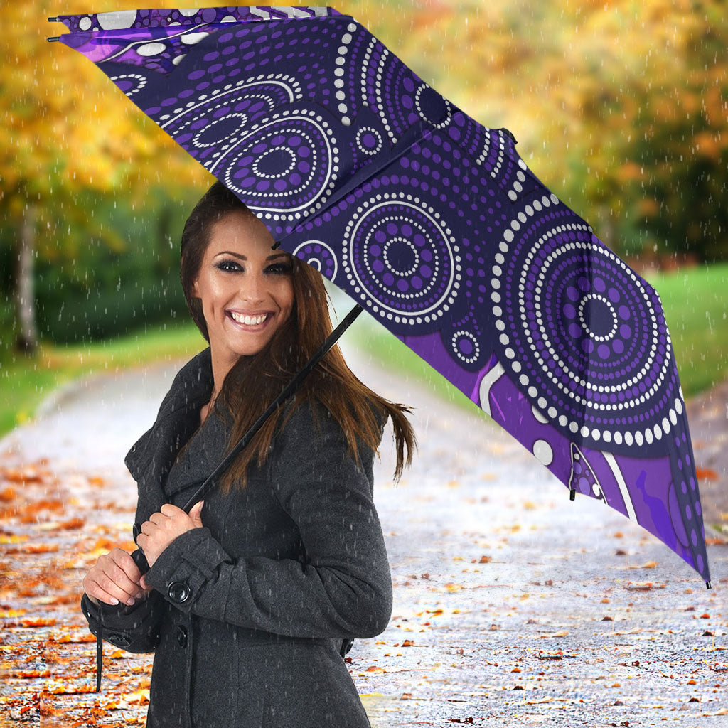 Hobart Hurricanes Umbrella Graffiti Urban Aboriginal Dot Abstract Design