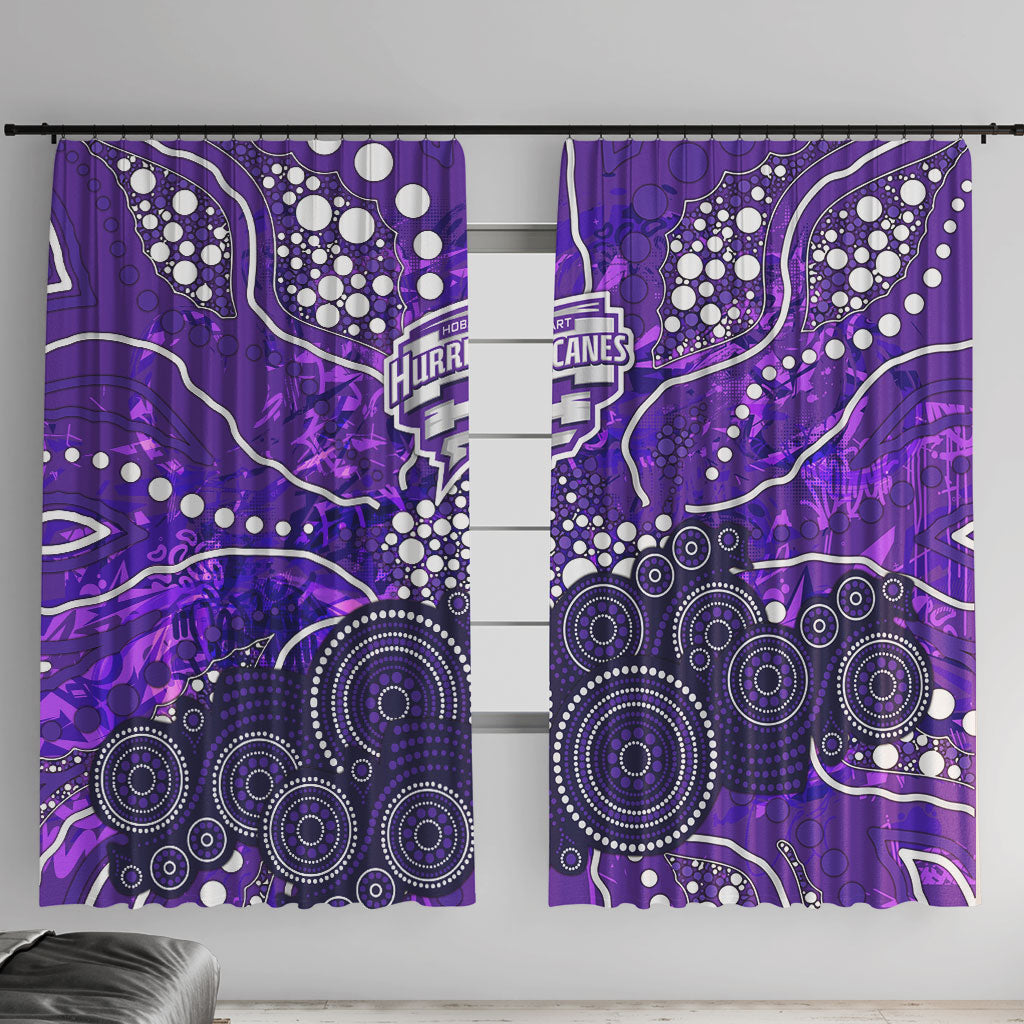 Hobart Hurricanes Window Curtain Graffiti Urban Aboriginal Dot Abstract Design