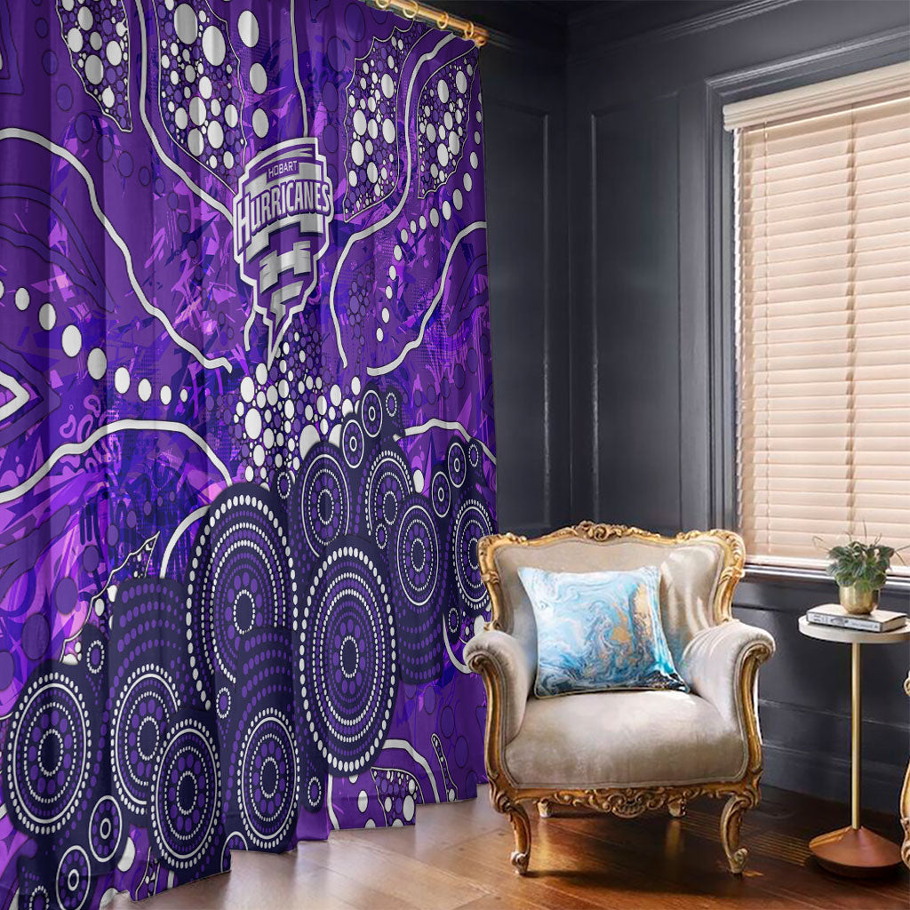 Hobart Hurricanes Window Curtain Graffiti Urban Aboriginal Dot Abstract Design