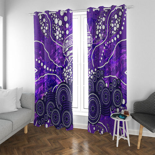 Hobart Hurricanes Window Curtain Graffiti Urban Aboriginal Dot Abstract Design