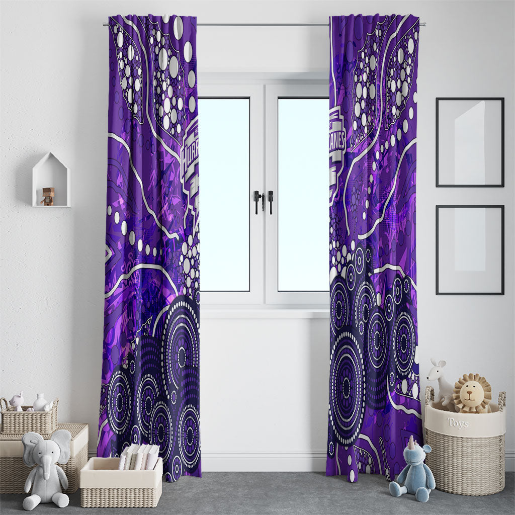 Hobart Hurricanes Window Curtain Graffiti Urban Aboriginal Dot Abstract Design