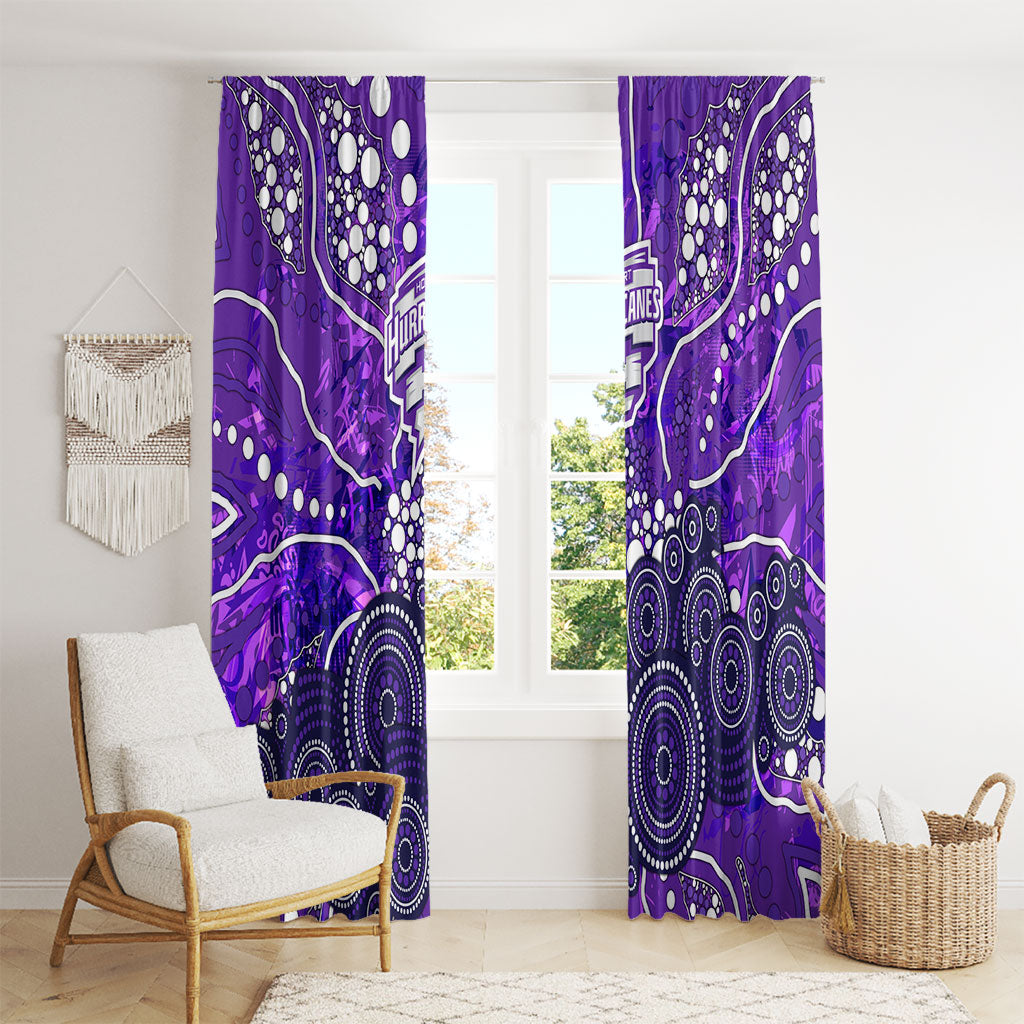 Hobart Hurricanes Window Curtain Graffiti Urban Aboriginal Dot Abstract Design