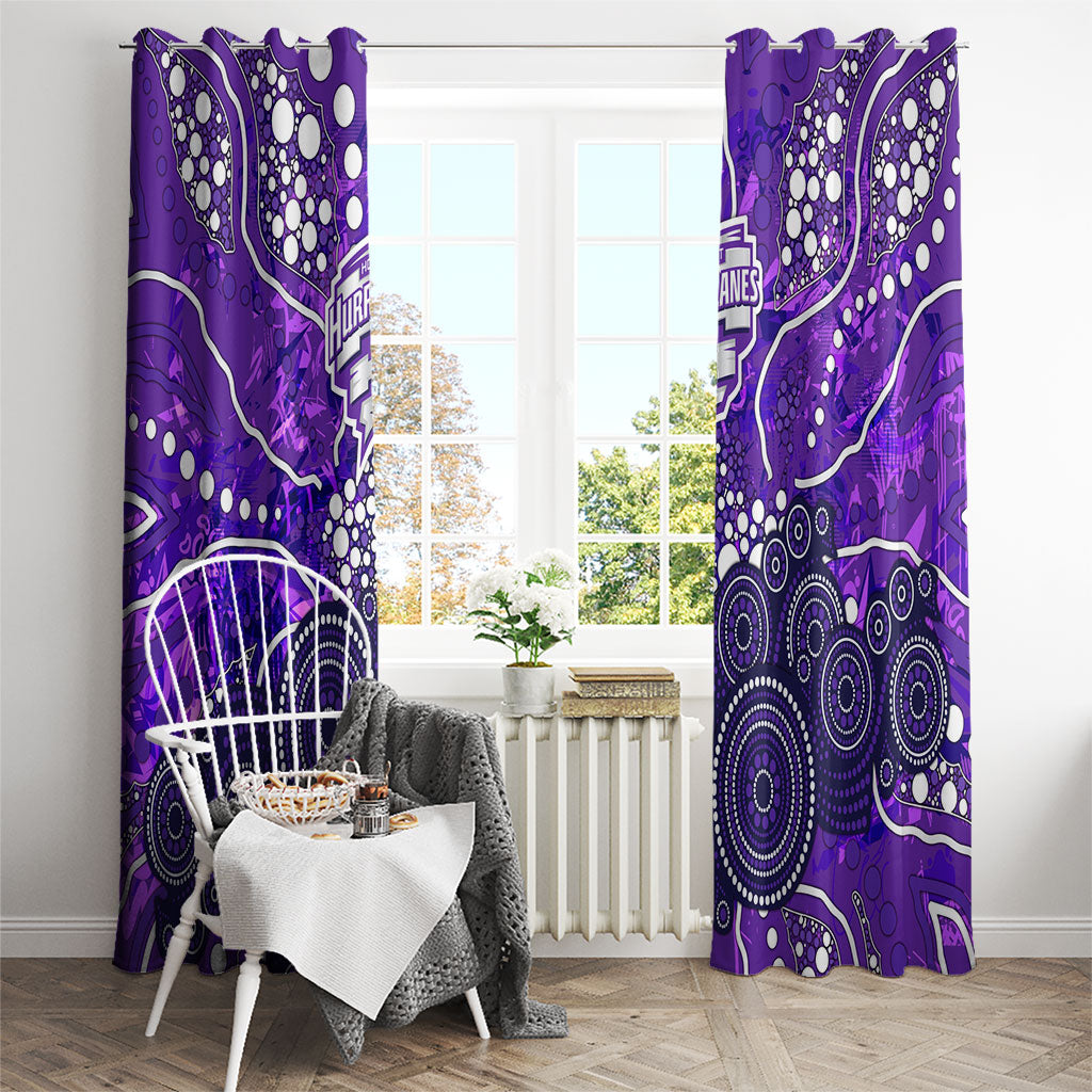 Hobart Hurricanes Window Curtain Graffiti Urban Aboriginal Dot Abstract Design