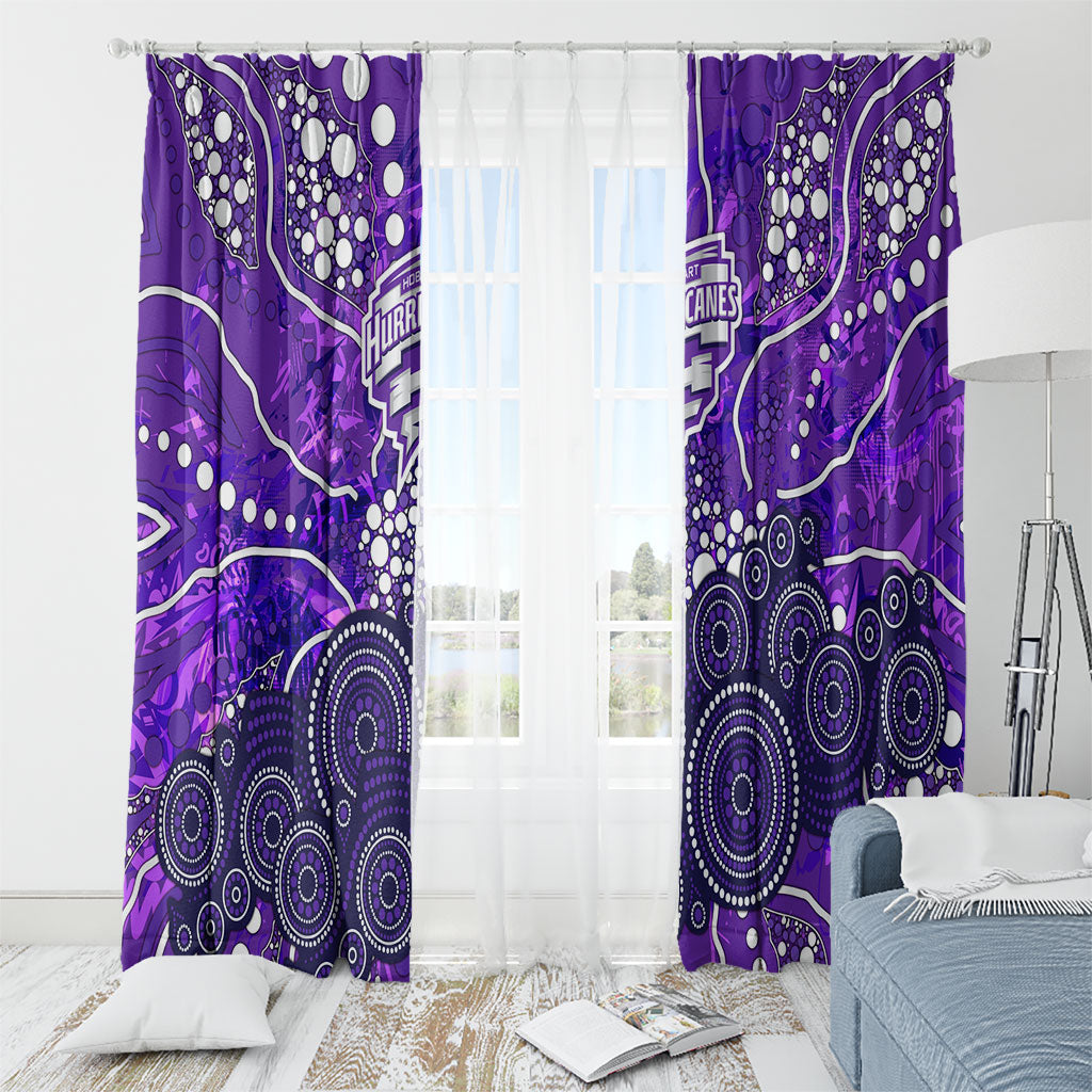 Hobart Hurricanes Window Curtain Graffiti Urban Aboriginal Dot Abstract Design