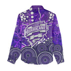 Hobart Hurricanes Women Casual Shirt Graffiti Urban Aboriginal Dot Abstract Design