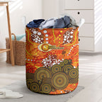 Perth Scorchers Laundry Basket Graffiti Urban Aboriginal Dot Abstract Design