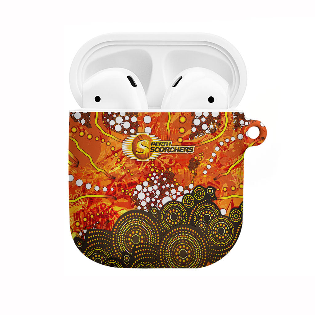 Perth Scorchers AirPods Case Graffiti Urban Aboriginal Dot Abstract Design