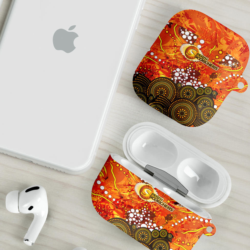 Perth Scorchers AirPods Case Graffiti Urban Aboriginal Dot Abstract Design