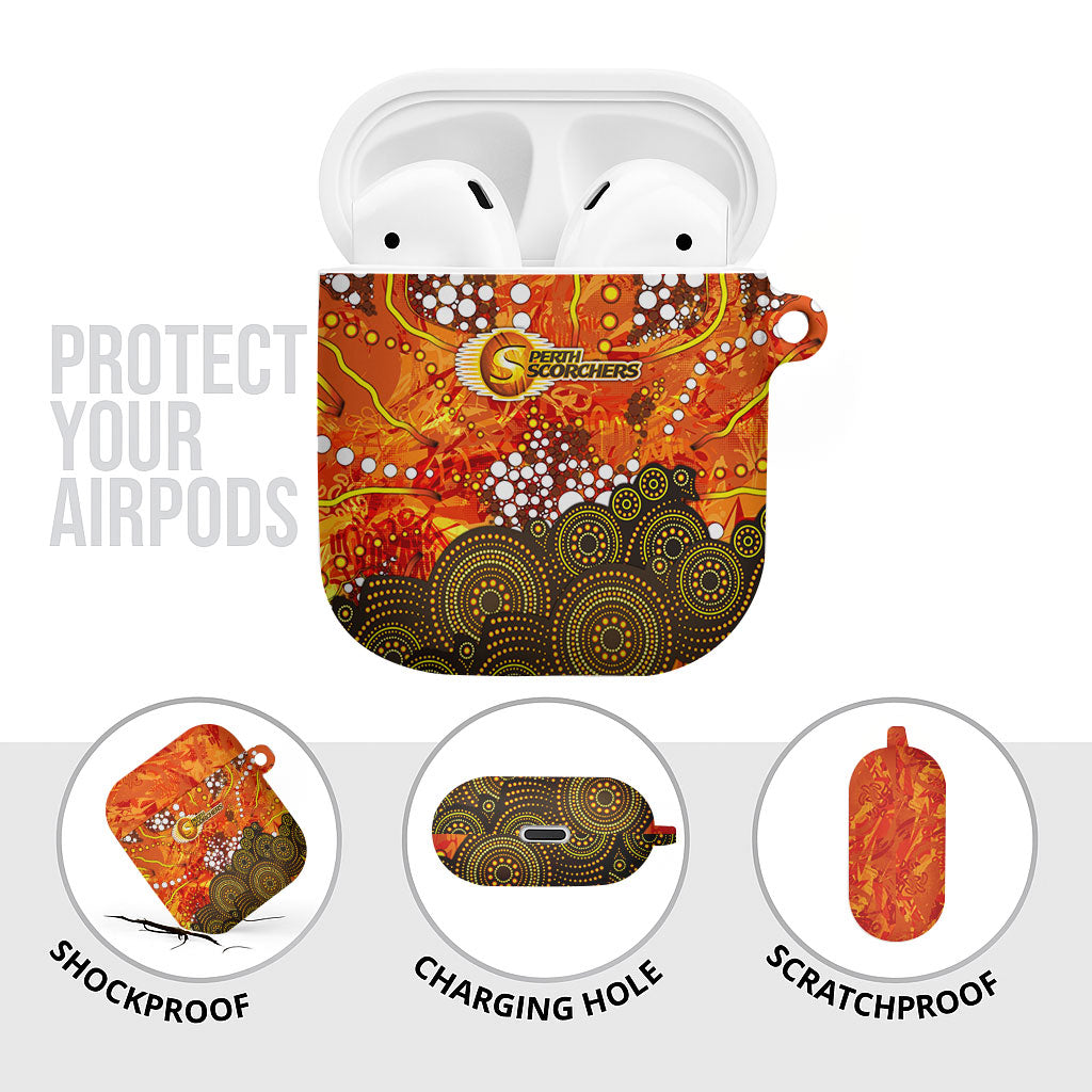 Perth Scorchers AirPods Case Graffiti Urban Aboriginal Dot Abstract Design
