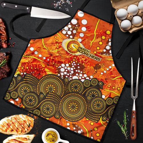 Perth Scorchers Apron Graffiti Urban Aboriginal Dot Abstract Design