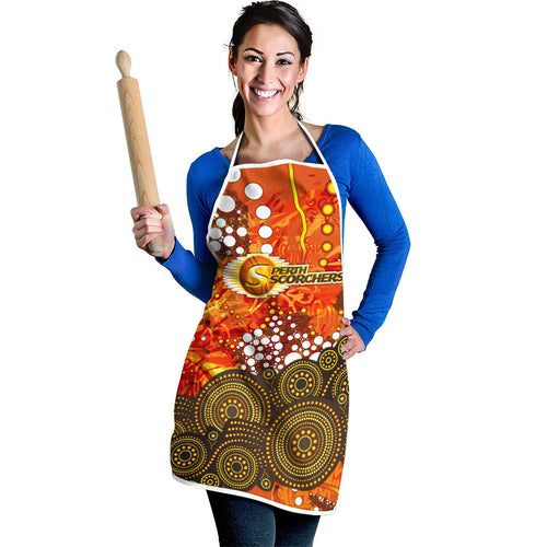 Perth Scorchers Apron Graffiti Urban Aboriginal Dot Abstract Design