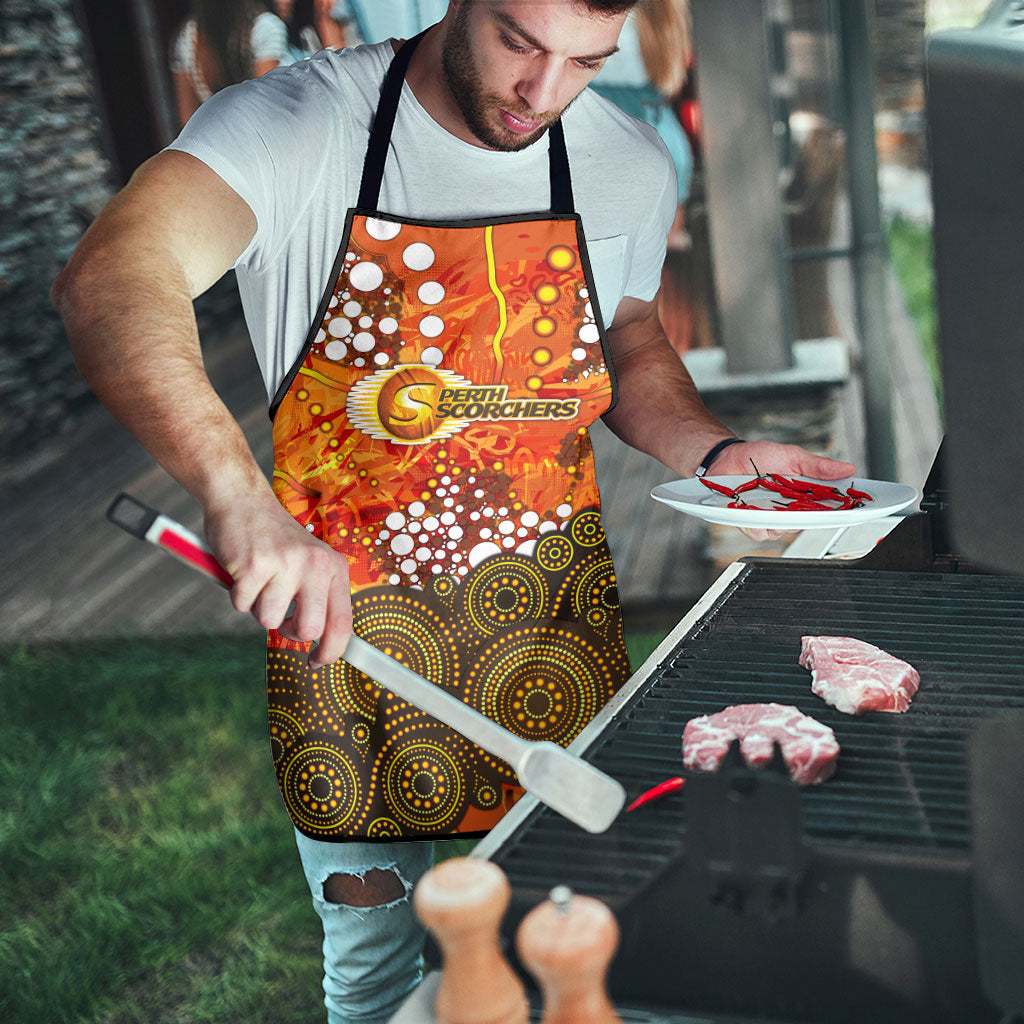 Perth Scorchers Apron Graffiti Urban Aboriginal Dot Abstract Design
