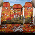 Perth Scorchers Back Car Seat Cover Graffiti Urban Aboriginal Dot Abstract Design