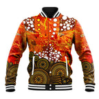 Perth Scorchers Baseball Jacket Graffiti Urban Aboriginal Dot Abstract Design