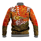 Perth Scorchers Baseball Jacket Graffiti Urban Aboriginal Dot Abstract Design