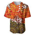 Perth Scorchers Baseball Jersey Graffiti Urban Aboriginal Dot Abstract Design