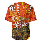 Perth Scorchers Baseball Jersey Graffiti Urban Aboriginal Dot Abstract Design