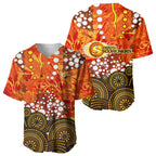 Perth Scorchers Baseball Jersey Graffiti Urban Aboriginal Dot Abstract Design