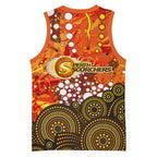 Perth Scorchers Basketball Jersey Graffiti Urban Aboriginal Dot Abstract Design