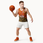 Perth Scorchers Basketball Jersey Graffiti Urban Aboriginal Dot Abstract Design