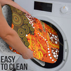 Perth Scorchers Bathroom Set Graffiti Urban Aboriginal Dot Abstract Design