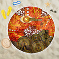 Perth Scorchers Beach Blanket Graffiti Urban Aboriginal Dot Abstract Design