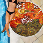 Perth Scorchers Beach Blanket Graffiti Urban Aboriginal Dot Abstract Design