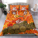 Perth Scorchers Bedding Set Graffiti Urban Aboriginal Dot Abstract Design