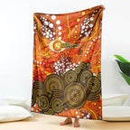 Perth Scorchers Blanket Graffiti Urban Aboriginal Dot Abstract Design