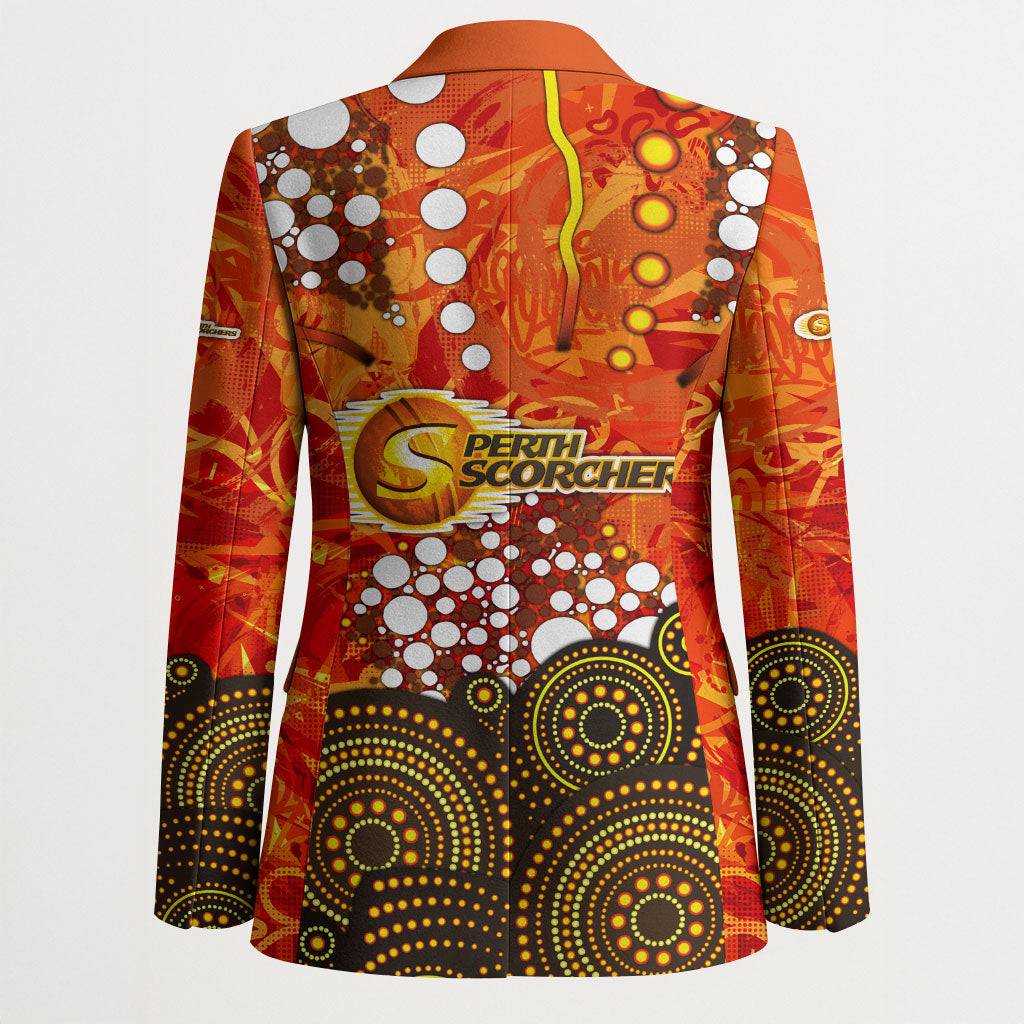 Perth Scorchers Blazer Graffiti Urban Aboriginal Dot Abstract Design