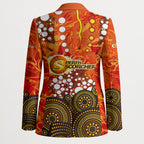 Perth Scorchers Blazer Graffiti Urban Aboriginal Dot Abstract Design