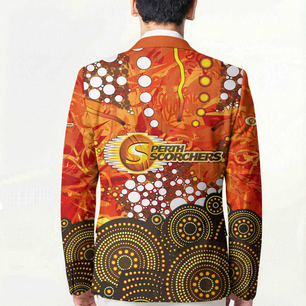 Perth Scorchers Blazer Graffiti Urban Aboriginal Dot Abstract Design