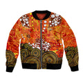 Perth Scorchers Bomber Jacket Graffiti Urban Aboriginal Dot Abstract Design