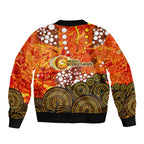 Perth Scorchers Bomber Jacket Graffiti Urban Aboriginal Dot Abstract Design