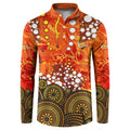 Perth Scorchers Button Sweatshirt Graffiti Urban Aboriginal Dot Abstract Design