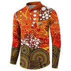 Perth Scorchers Button Sweatshirt Graffiti Urban Aboriginal Dot Abstract Design